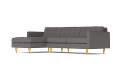 Beverly 2pc Sectional Sofa :: Leg Finish: Natural / Configuration: LAF - Chaise on the Left