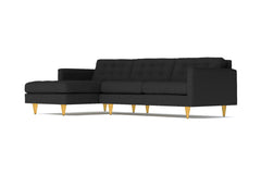 Beverly 2pc Sectional Sofa :: Leg Finish: Natural / Configuration: LAF - Chaise on the Left