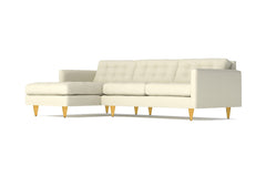Beverly 2pc Sectional Sofa :: Leg Finish: Natural / Configuration: LAF - Chaise on the Left