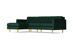Beverly 2pc Sectional Sofa :: Leg Finish: Natural / Configuration: LAF - Chaise on the Left