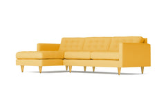 Beverly 2pc Sectional Sofa :: Leg Finish: Natural / Configuration: LAF - Chaise on the Left