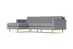 Beverly 2pc Sectional Sofa :: Leg Finish: Natural / Configuration: LAF - Chaise on the Left
