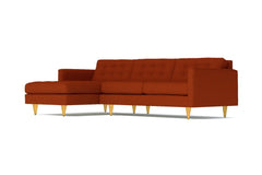 Beverly 2pc Sectional Sofa :: Leg Finish: Natural / Configuration: LAF - Chaise on the Left