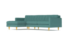Beverly 2pc Sectional Sofa :: Leg Finish: Natural / Configuration: LAF - Chaise on the Left