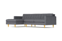 Beverly 2pc Sectional Sofa :: Leg Finish: Natural / Configuration: LAF - Chaise on the Left