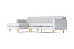 Beverly 2pc Sectional Sofa :: Leg Finish: Natural / Configuration: LAF - Chaise on the Left