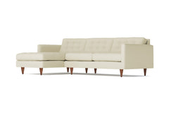 Beverly 2pc Sectional Sofa :: Leg Finish: Pecan / Configuration: LAF - Chaise on the Left