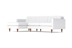 Beverly 2pc Sectional Sofa :: Leg Finish: Pecan / Configuration: LAF - Chaise on the Left