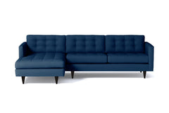 Beverly 2pc Sectional Sofa :: Leg Finish: Espresso / Configuration: LAF - Chaise on the Left