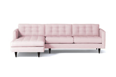 Beverly 2pc Sectional Sofa :: Leg Finish: Espresso / Configuration: LAF - Chaise on the Left