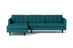 Beverly 2pc Sectional Sofa :: Leg Finish: Espresso / Configuration: LAF - Chaise on the Left
