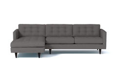 Beverly 2pc Sectional Sofa :: Leg Finish: Espresso / Configuration: LAF - Chaise on the Left