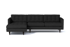 Beverly 2pc Sectional Sofa :: Leg Finish: Espresso / Configuration: LAF - Chaise on the Left
