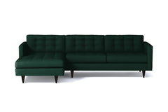 Beverly 2pc Sectional Sofa :: Leg Finish: Espresso / Configuration: LAF - Chaise on the Left
