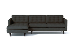 Beverly 2pc Sectional Sofa :: Leg Finish: Espresso / Configuration: LAF - Chaise on the Left