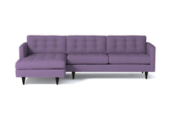 Beverly 2pc Sectional Sofa :: Leg Finish: Espresso / Configuration: LAF - Chaise on the Left