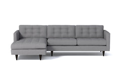 Beverly 2pc Sectional Sofa :: Leg Finish: Espresso / Configuration: LAF - Chaise on the Left