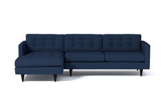 Beverly 2pc Sectional Sofa :: Leg Finish: Espresso / Configuration: LAF - Chaise on the Left