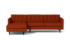 Beverly 2pc Sectional Sofa :: Leg Finish: Espresso / Configuration: LAF - Chaise on the Left
