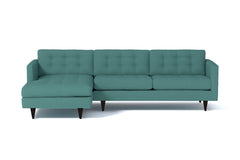 Beverly 2pc Sectional Sofa :: Leg Finish: Espresso / Configuration: LAF - Chaise on the Left