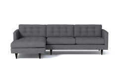 Beverly 2pc Sectional Sofa :: Leg Finish: Espresso / Configuration: LAF - Chaise on the Left