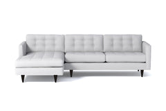 Beverly 2pc Sectional Sofa :: Leg Finish: Espresso / Configuration: LAF - Chaise on the Left