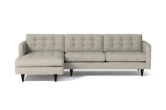 Beverly 2pc Sectional Sofa :: Leg Finish: Espresso / Configuration: LAF - Chaise on the Left