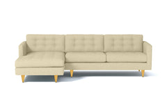 Beverly 2pc Sectional Sofa :: Leg Finish: Natural / Configuration: LAF - Chaise on the Left