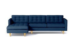 Beverly 2pc Sectional Sofa :: Leg Finish: Natural / Configuration: LAF - Chaise on the Left