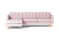 Beverly 2pc Sectional Sofa :: Leg Finish: Natural / Configuration: LAF - Chaise on the Left