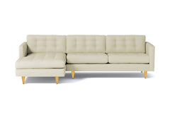 Beverly 2pc Sectional Sofa :: Leg Finish: Natural / Configuration: LAF - Chaise on the Left