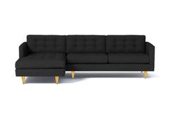 Beverly 2pc Sectional Sofa :: Leg Finish: Natural / Configuration: LAF - Chaise on the Left