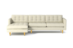 Beverly 2pc Sectional Sofa :: Leg Finish: Natural / Configuration: LAF - Chaise on the Left