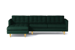 Beverly 2pc Sectional Sofa :: Leg Finish: Natural / Configuration: LAF - Chaise on the Left