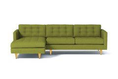 Beverly 2pc Sectional Sofa :: Leg Finish: Natural / Configuration: LAF - Chaise on the Left