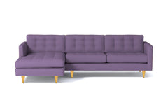 Beverly 2pc Sectional Sofa :: Leg Finish: Natural / Configuration: LAF - Chaise on the Left