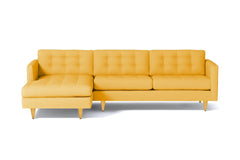 Beverly 2pc Sectional Sofa :: Leg Finish: Natural / Configuration: LAF - Chaise on the Left