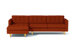 Beverly 2pc Sectional Sofa :: Leg Finish: Natural / Configuration: LAF - Chaise on the Left