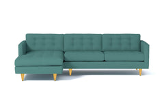 Beverly 2pc Sectional Sofa :: Leg Finish: Natural / Configuration: LAF - Chaise on the Left