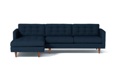 Beverly 2pc Sectional Sofa :: Leg Finish: Pecan / Configuration: LAF - Chaise on the Left