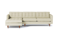 Beverly 2pc Sectional Sofa :: Leg Finish: Pecan / Configuration: LAF - Chaise on the Left
