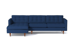 Beverly 2pc Sectional Sofa :: Leg Finish: Pecan / Configuration: LAF - Chaise on the Left