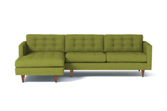 Beverly 2pc Sectional Sofa :: Leg Finish: Pecan / Configuration: LAF - Chaise on the Left