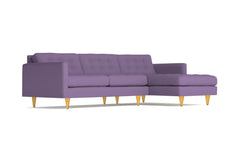 Beverly 2pc Sectional Sofa :: Leg Finish: Natural / Configuration: RAF - Chaise on the Right