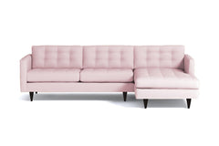 Beverly 2pc Sectional Sofa :: Leg Finish: Espresso / Configuration: RAF - Chaise on the Right