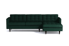 Beverly 2pc Sectional Sofa :: Leg Finish: Espresso / Configuration: RAF - Chaise on the Right