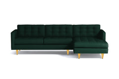 Beverly 2pc Sectional Sofa :: Leg Finish: Natural / Configuration: RAF - Chaise on the Right