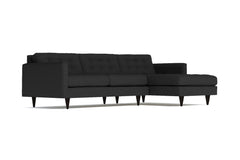 Beverly 2pc Sectional Sofa :: Leg Finish: Espresso / Configuration: RAF - Chaise on the Right