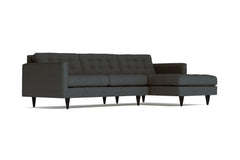 Beverly 2pc Sectional Sofa :: Leg Finish: Espresso / Configuration: RAF - Chaise on the Right