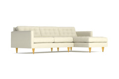 Beverly 2pc Sectional Sofa :: Leg Finish: Natural / Configuration: RAF - Chaise on the Right